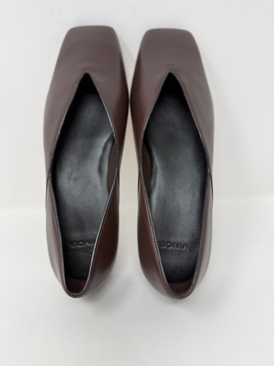 New Vince Carmen Flat Ganache Leather Sz 7